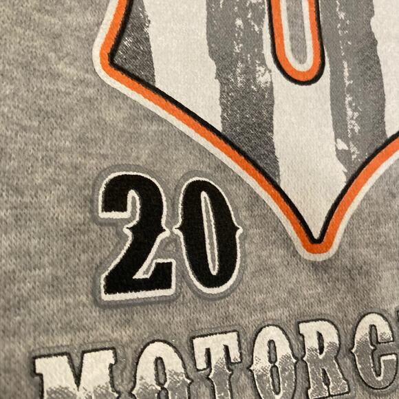 2023 Heather Gray White Sturgis Motorcycle Rally Bikercore Biker Sweatshirt S - Picture 13 of 16